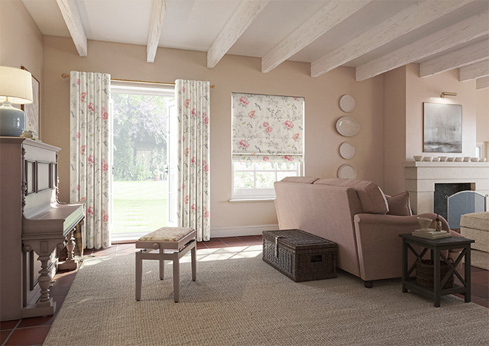 Borneo, Rose - Roman Blind - Image 6